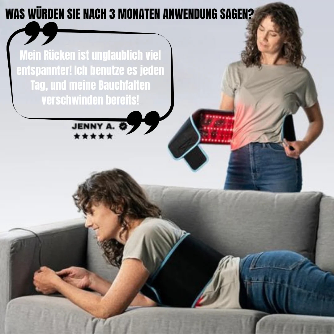 Roter Lichttherapie-Gürtel