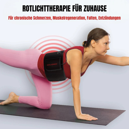 Roter Lichttherapie-Gürtel